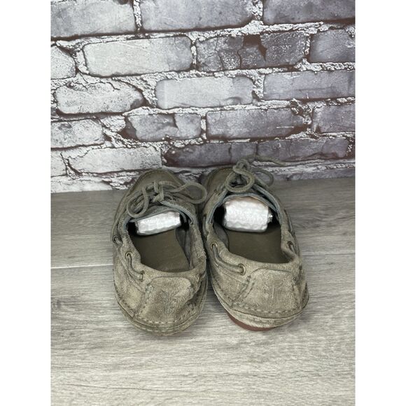 FRYE Mason Tie Moc Camp Taupe Suede Leather Boat Shoes Men Sz 12M US/45EU 80471 main image 15